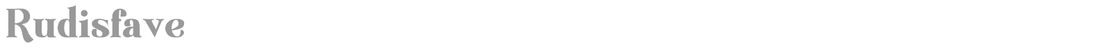 Rudisfave font preview